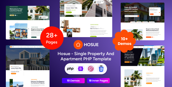 Hosue - Single Property & Apartment PHP Template