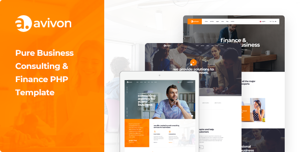 Avivon - Pure Consulting & Finance PHP Template