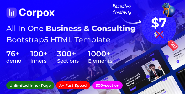 Corpox - Business Consulting HTML Template