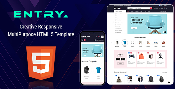 Entry - Creative Responsive MultiPurpose HTML 5 Template