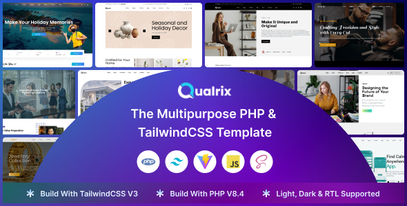 Qualrix - The Multipurpose PHP Template