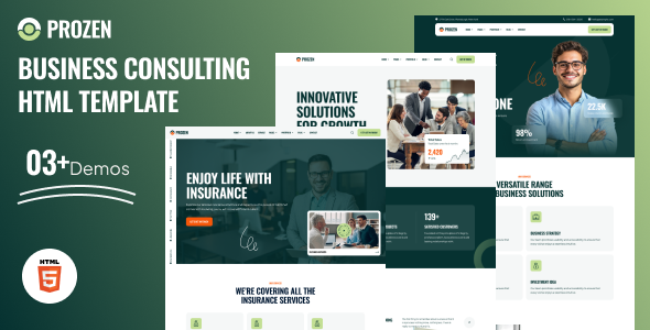 Prozen- Business Consulting Html Template