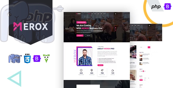 Merox - Corporate, Business PHP Template