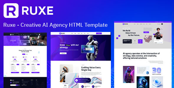 Ruxe - AI Agency & Technology HTML Template