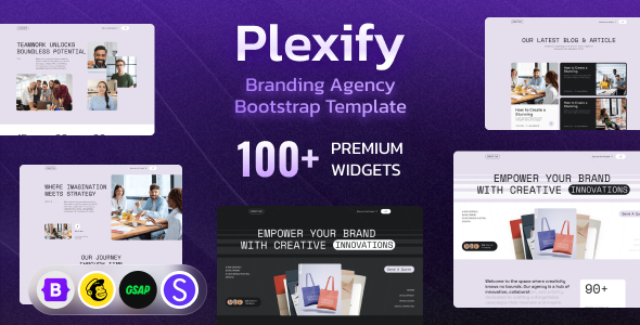 Plexify - Branding Agency Bootstrap Template