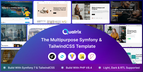 Qualrix - The Multipurpose Symfony Template