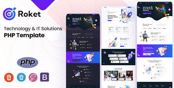 Roket - Technology & IT Solutions PHP Template