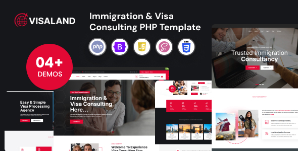 Visaland – Immigration & Visa Consulting PHP Template