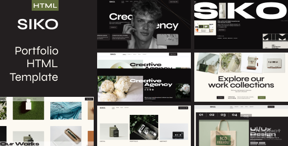 Siko - Creative Portfolio & Agency HTML Template
