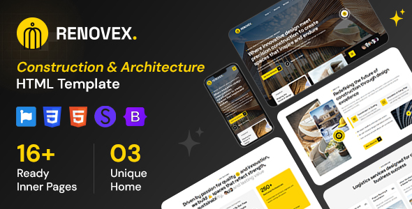 Renovex - Construction & Architecture HTML Template