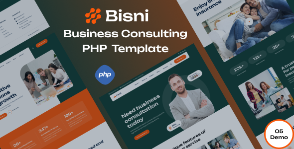 Bisni - Business Consulting PHP Template