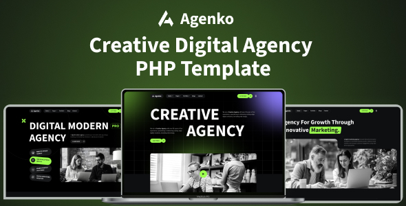 Agenko — Creative Digital Agency PHP Template