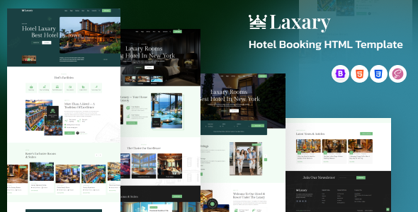 Laxary – Hotel Booking HTML Template