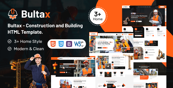Bultax – Construction and Building HTML Template