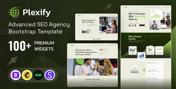 Plexify - Advance SEO Agency Bootstrap Template