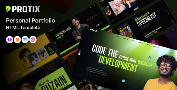 Protix - Personal Portfolio HTML Template