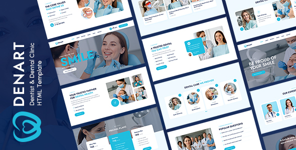 Denart - Dentist & Dental Clinic Template