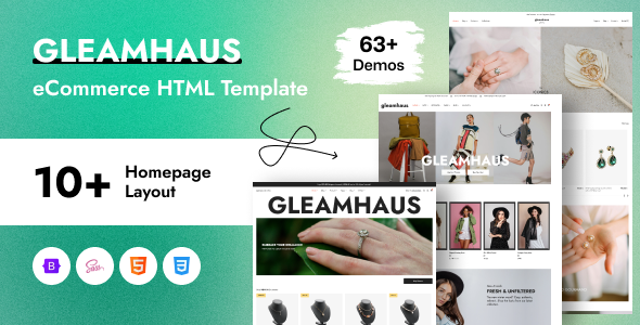 Gleamhaus - Multipurpose eCommerce HTML Template