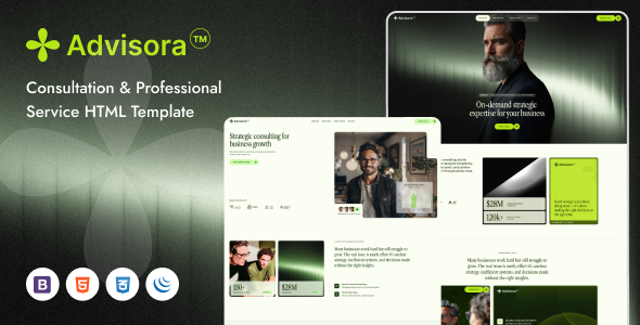 Advisora - Business Consulting HTML5 Template