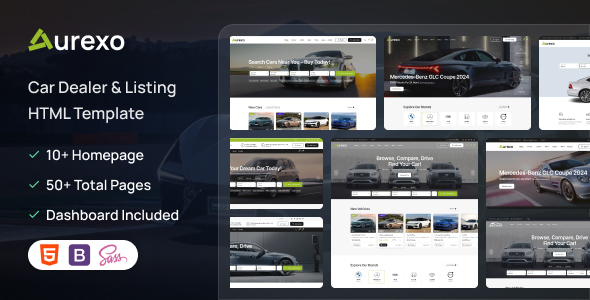 Auxero | Car Dealer & Listing HTML5 Template