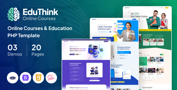 EduThink | Online Courses & Education PHP Template