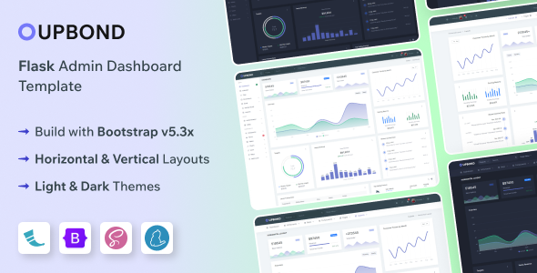Upbond - Flask Admin & Dashboard Template