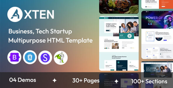 Axten – Business & Multipurpose HTML Template