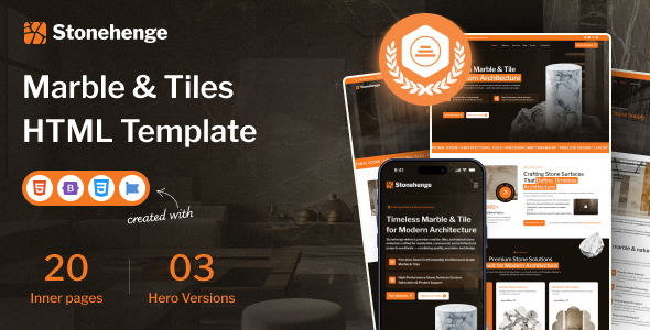 StoneHenge - Marble & Tiles HTML Template