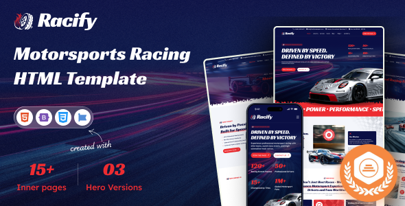 Racify - Motorsports Racing HTML Template