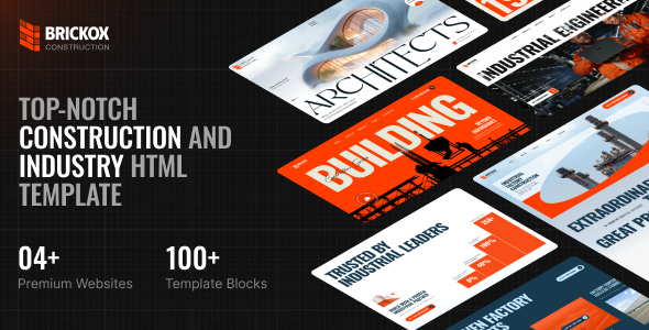 Brickox - Construction and Industry Template