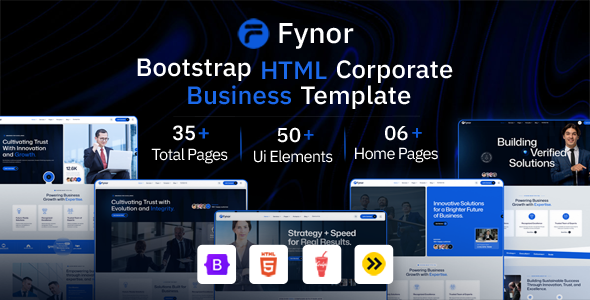Fynor - HTML Bootstrap Corporate Business Template