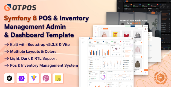 GotPos - Symfony 8  POS & Inventory Management Admin & Dashboard Template