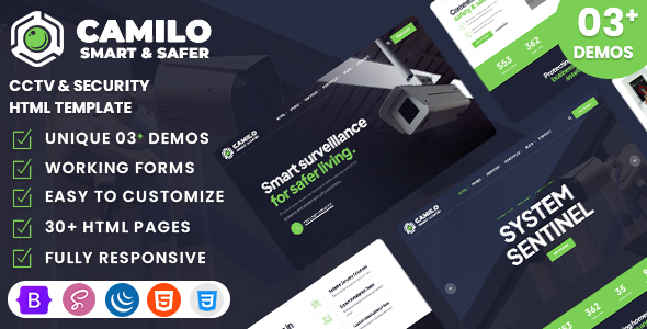 Camilo - CCTV & Security HTML Template