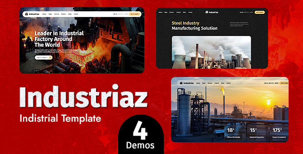 Industriaz - Industrial & Factory Template