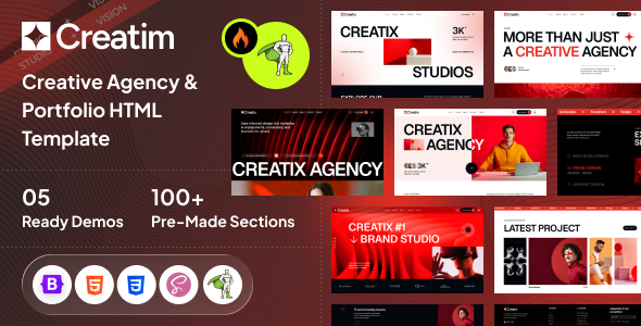 Creatim - Creative Website HTML Template