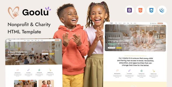 Goolu – Charity & Donation HTML5 Template