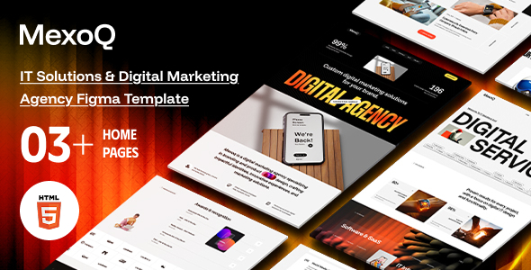 Mexoq - Digital Marketing AI Agency and IT Solutions Html Template