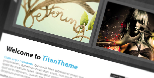 Titan Theme - xHTML / CSS -