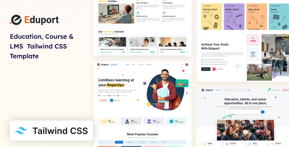 Eduport - LMS, Education and Course Tailwind CSS 4 Template