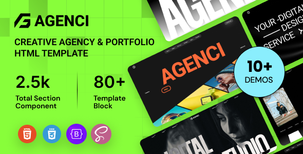 Agenci – Creative Agency Portfolio HTML Template