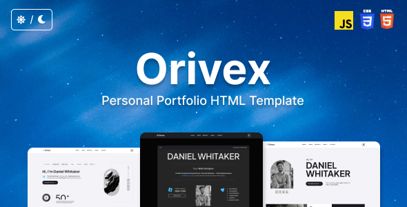 Orivex - Personal Portfolio HTML Template