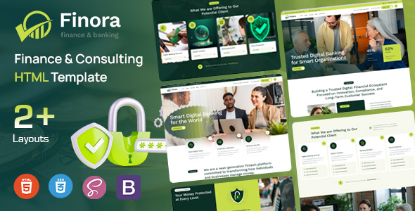 Finora - Finance & Consulting HTML Template