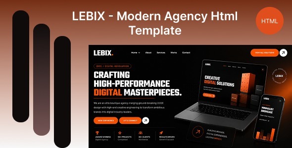 LEBIX – Creative Digital Agency HTML Template
