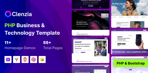 Clenzia - Business & Technology PHP Template