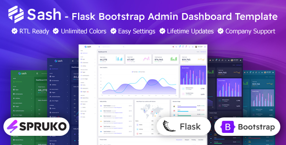 Sash - Flask Bootstrap Admin Panel Template
