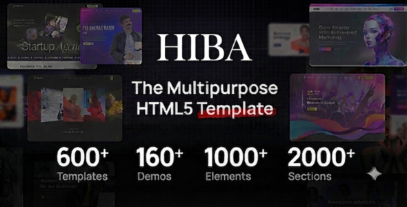 Hiba Multipurpose HTML5 Template