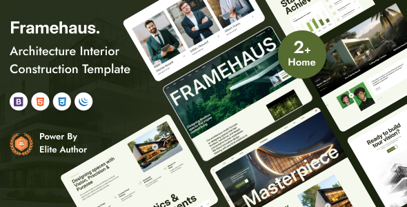 Framehaus - Architecture Construction HTML Template