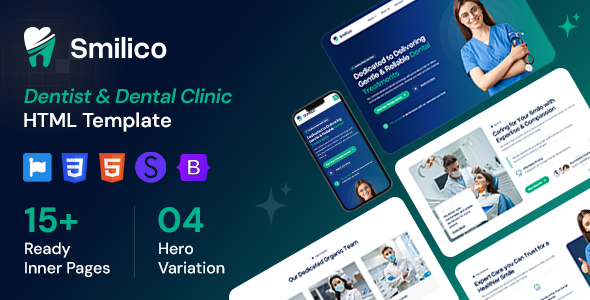Smilico - Dentist & Dental Clinic HTML5 Template