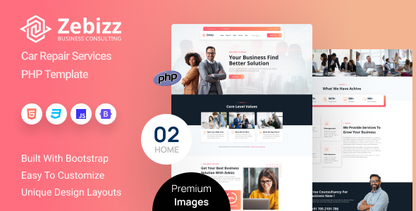 Zebizz - Business Consulting PHP Template