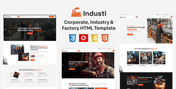 Industi – Industry & Factory HTML Template
